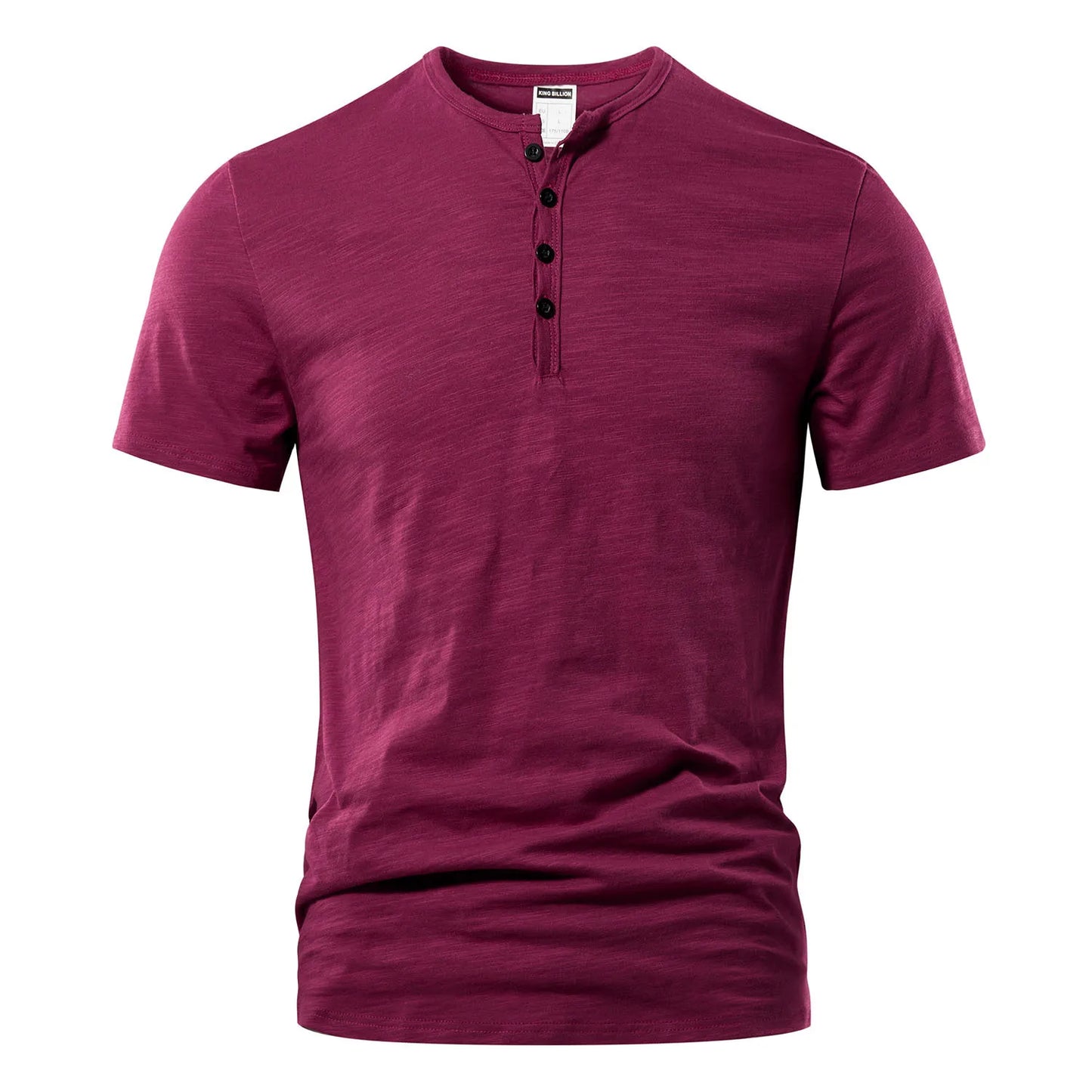 T-Shirt Uomo Estiva Casual – Collo Henley