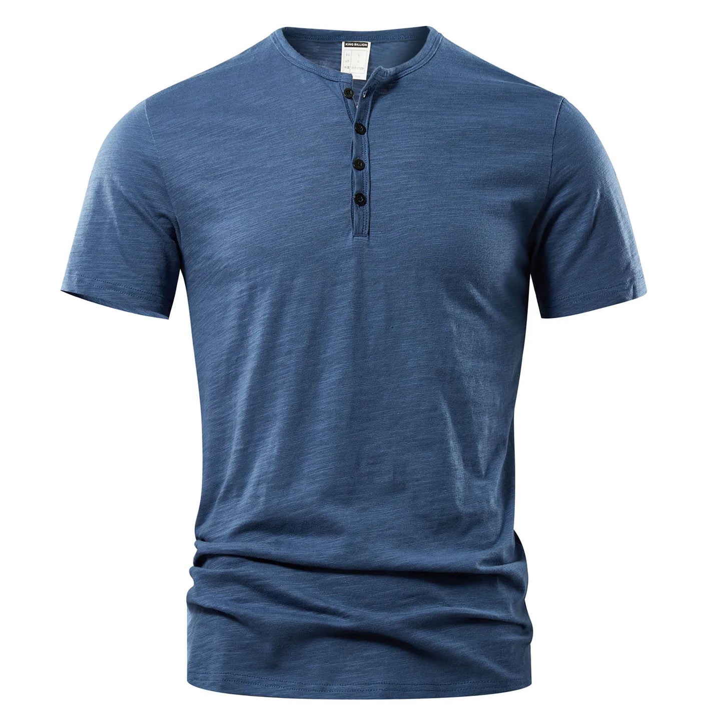 T-Shirt Uomo Estiva Casual – Collo Henley