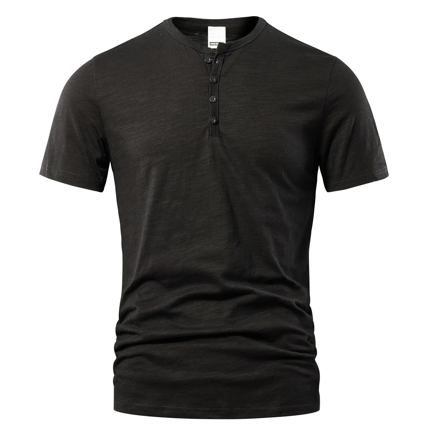 T-Shirt Uomo Estiva Casual – Collo Henley