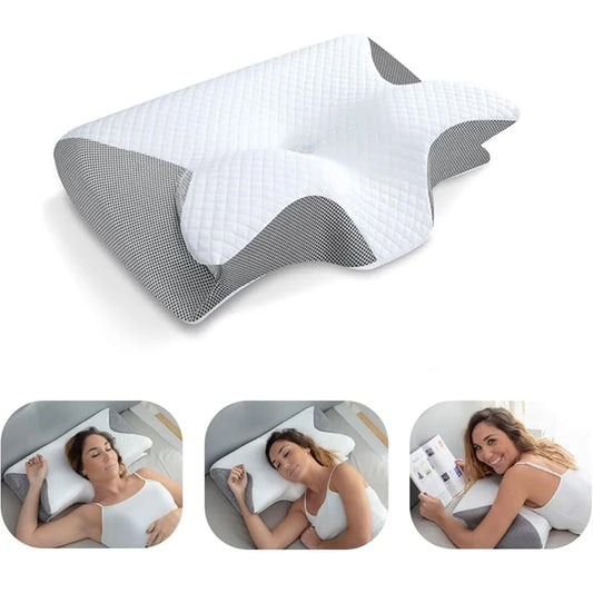 Cuscino Cervicale in Memory Foam – Comfort e Supporto Ortopedico per un Sonno Rigenerante