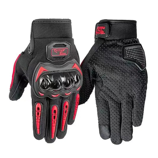 Guanti Moto– Resistenti, Antiscivolo, Ideali per Corse, Touring, Ciclismo