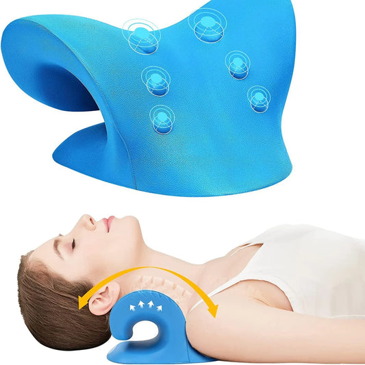 Cuscino Massaggiante per Collo e Spalle – Sollievo e Allineamento Cervicale con Trazione Chiropratica
