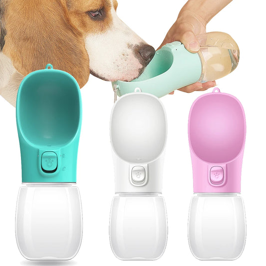 Borraccia Portatile con ciotola integrata per Cani e Gatti– Idratazione Facile e Senza Perdite in Ogni Avventura