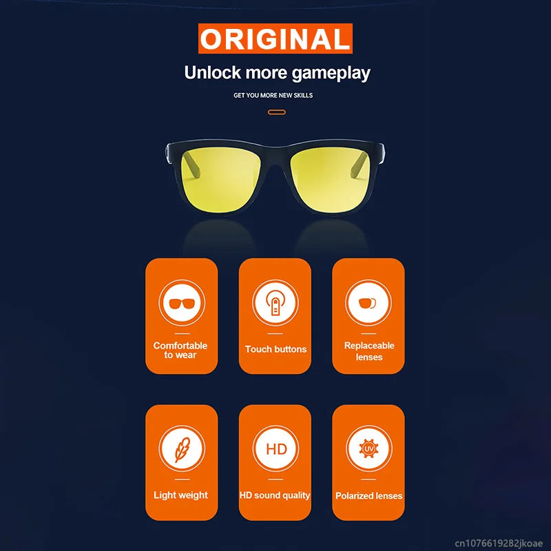 Occhiali Smart – Bluetooth 5.3 & Audio HiFi