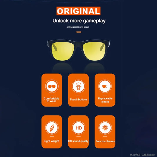 Occhiali Smart – Bluetooth 5.3 & Audio HiFi
