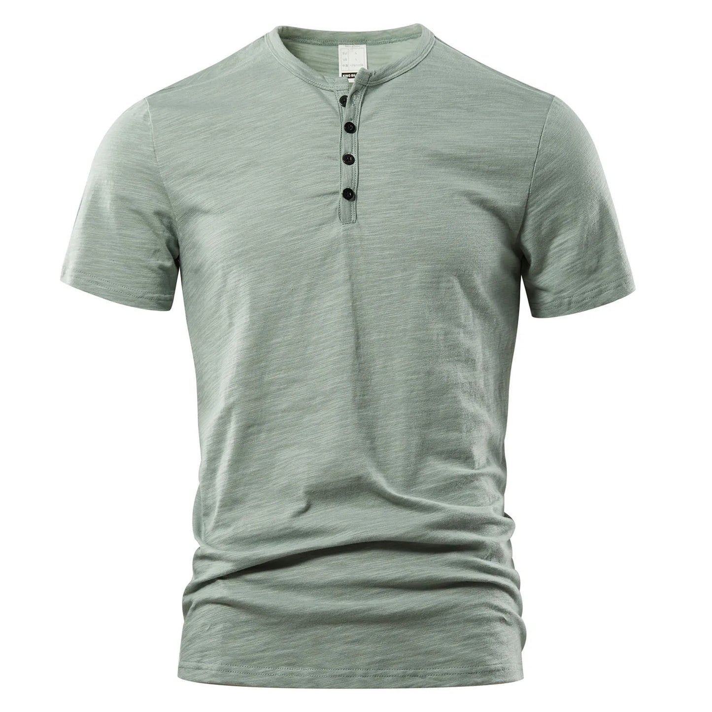 T-Shirt Uomo Estiva Casual – Collo Henley