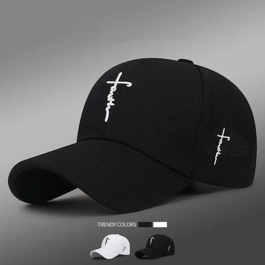 Cappello Casual ricamato con croce inglese- Unisex
