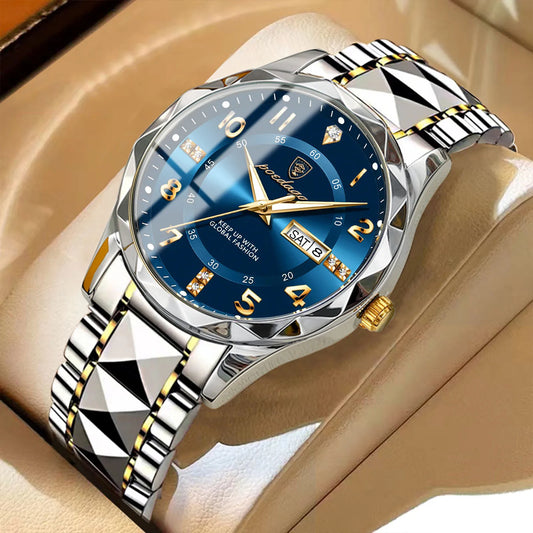 Orologio da Uomo– in Acciaio Inox, con Data e Giorno