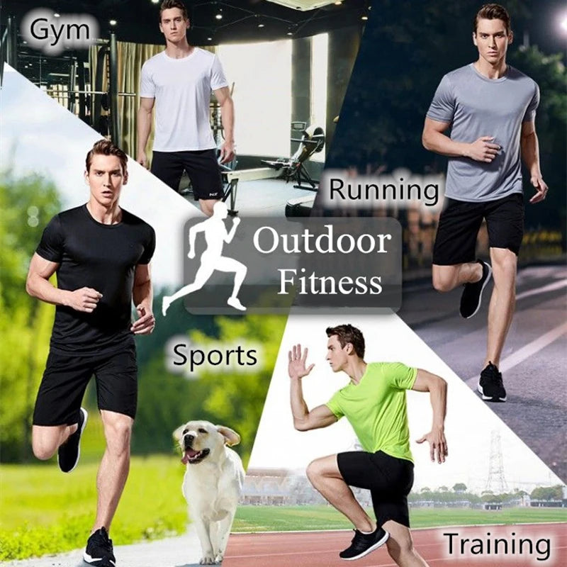 T-Shirt Sportiva da Uomo a Manica Corta – Leggera, Asciugatura Rapida e Traspirante – Per Palestra, Corsa e Fitness