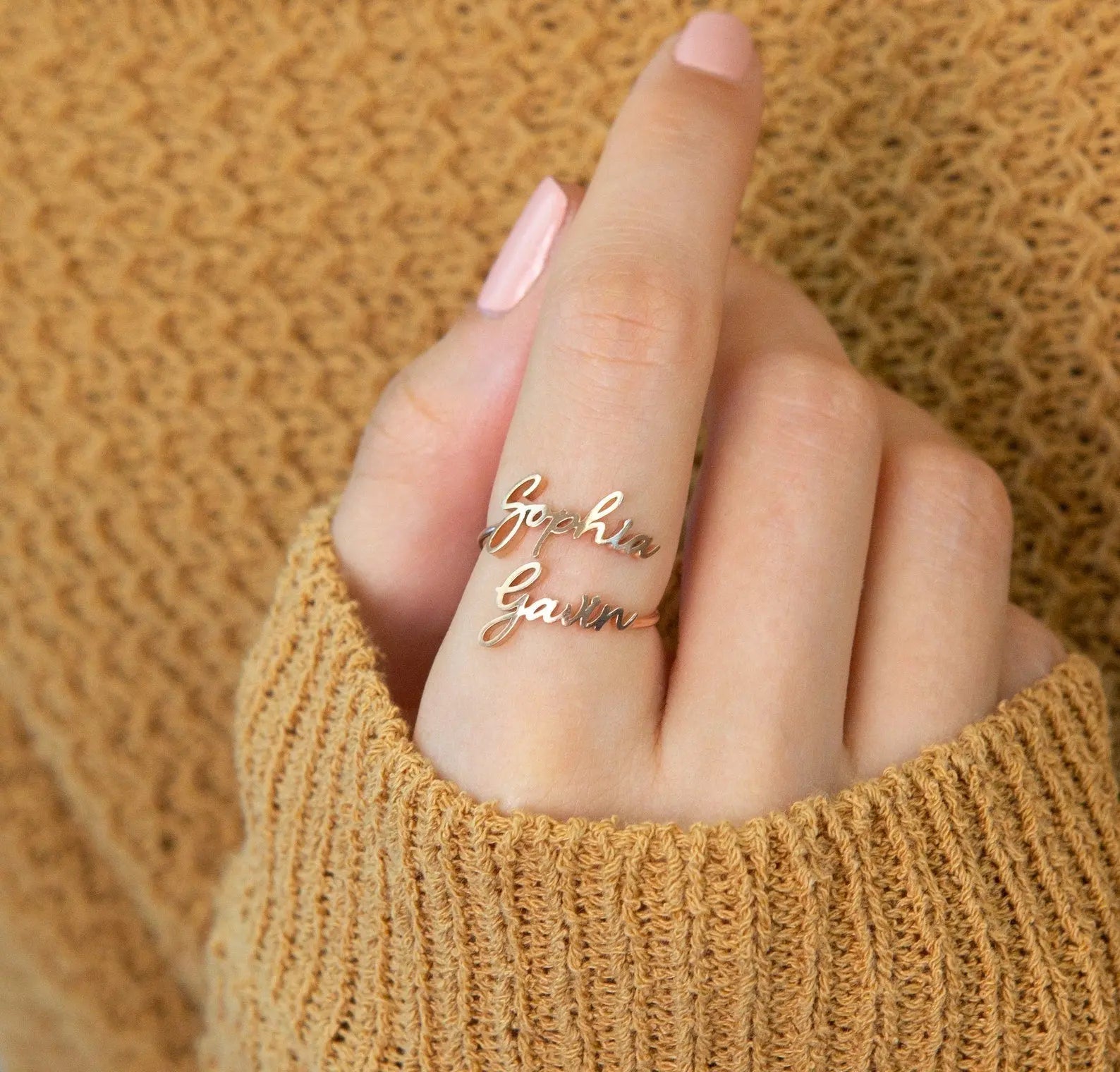 Anello personalizzato con nome-0